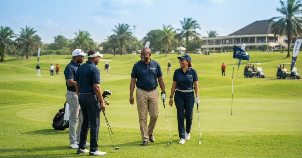 Banking Leaders Tee Off for ACAMB’s 30th Anniversary ACAMB 30th anniversary: Banking Leaders Tee Off for ACAMB's 30th Anniversary