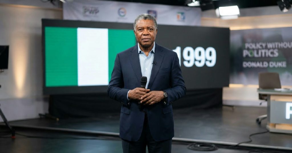 Donald Duke Nigeria 1999: Donald Duke says Nigerians were better off in 1999