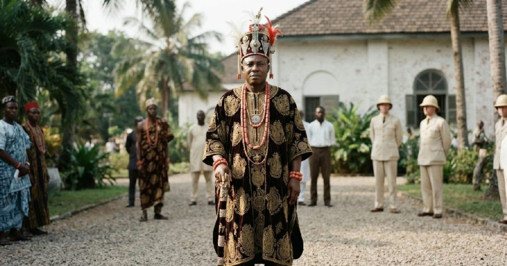 Oputa II Obi of Aboh Photographed Far From His Kingdom